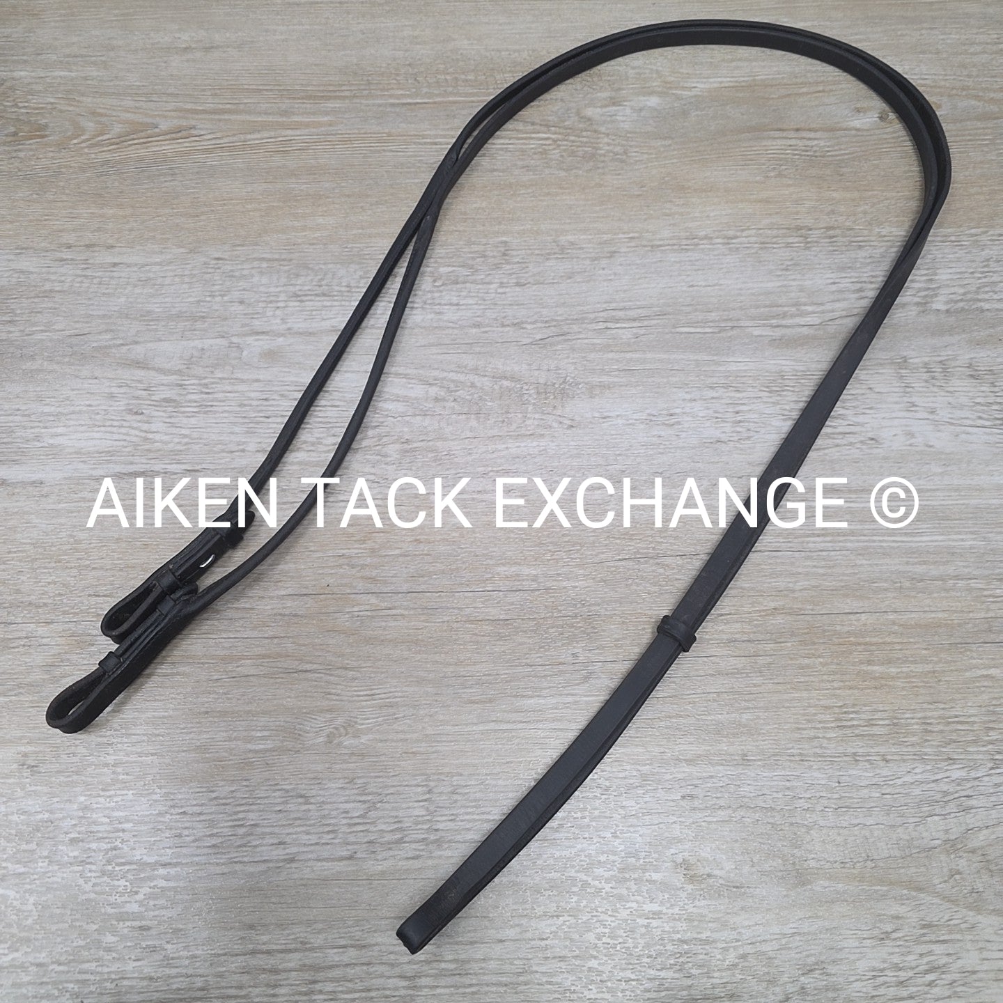 Rolled Leather Curb Reins