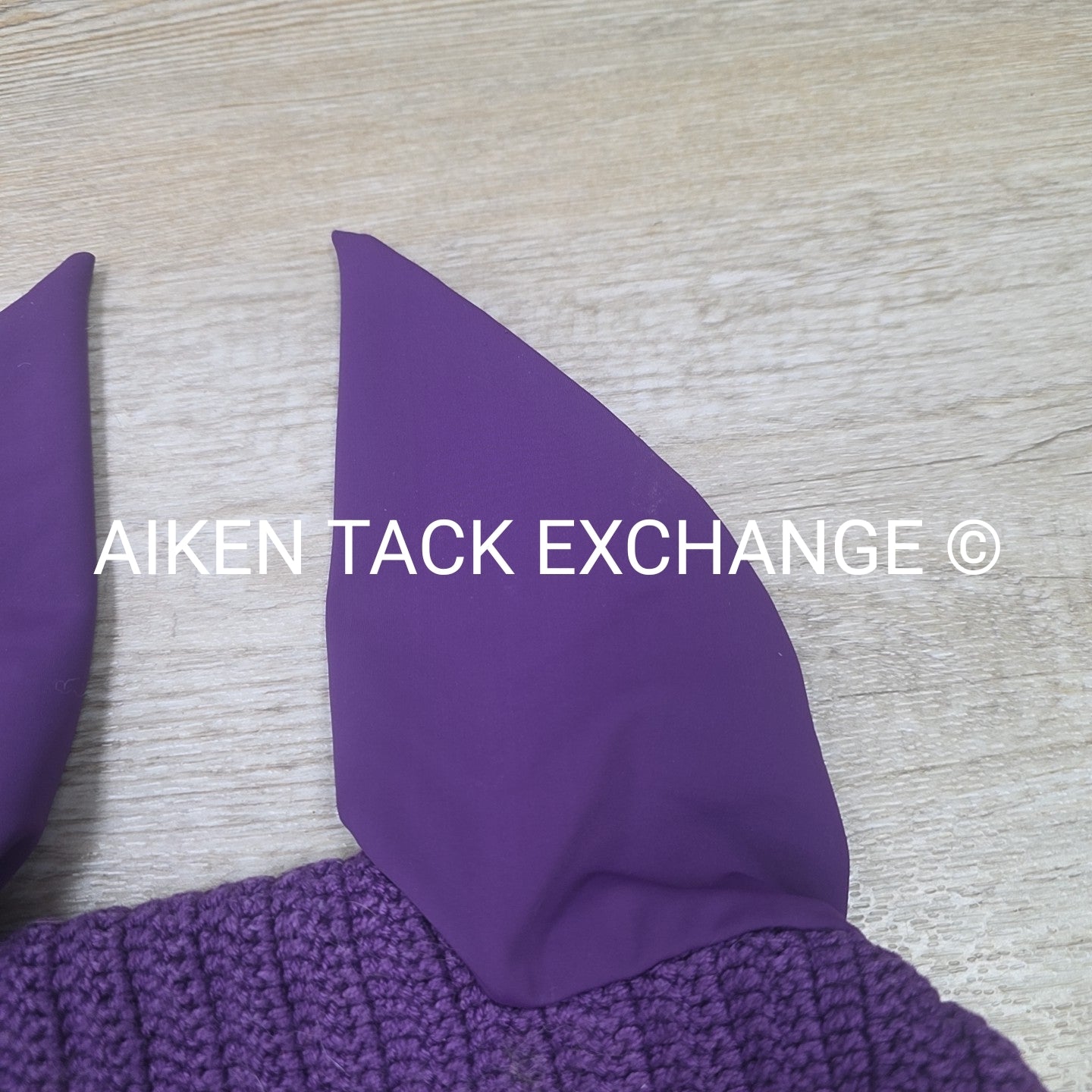 LeMieux Classic Ear Bonnet, Black Currant, Size XLarge