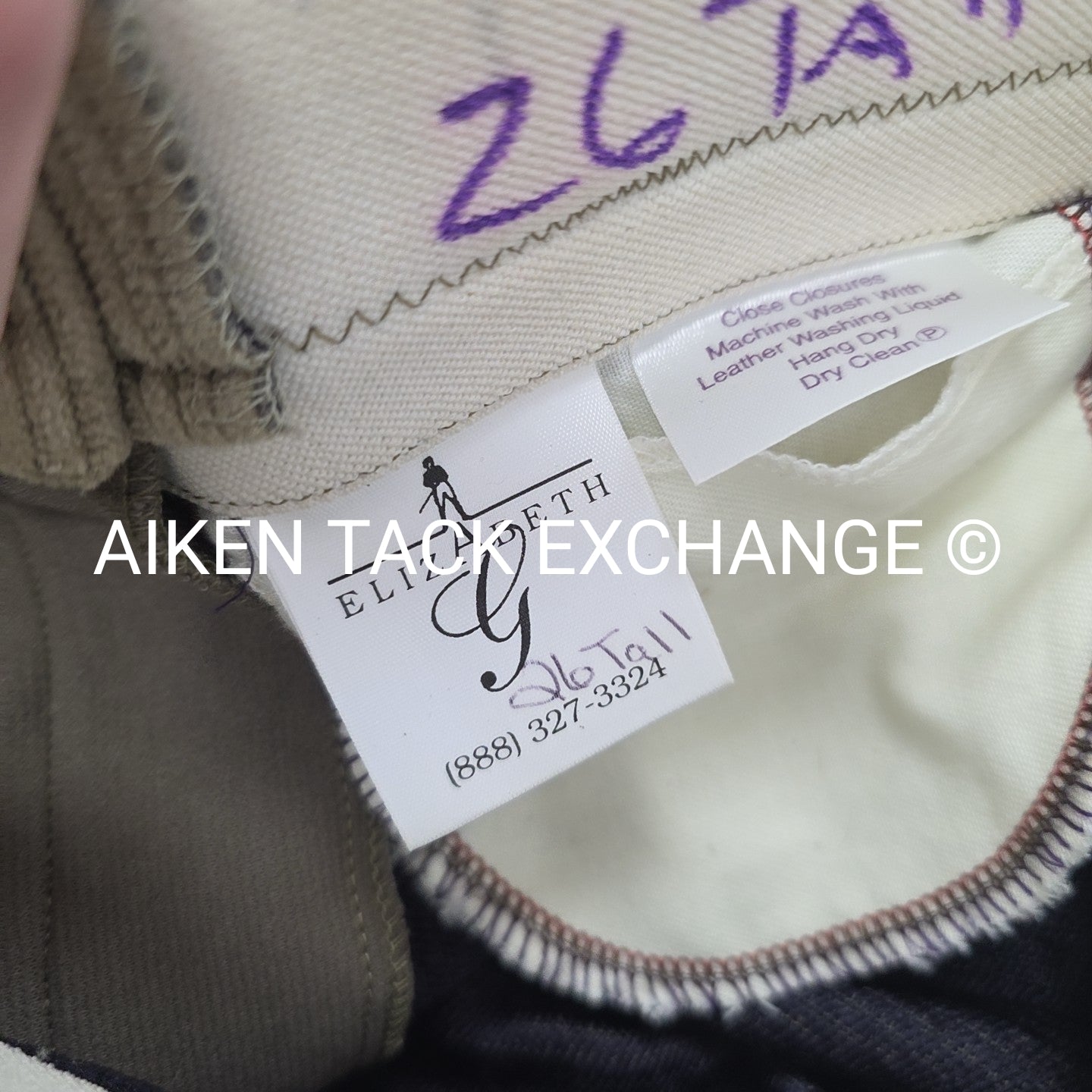 BARGAIN BUNDLE: 2 Pair Elizabeth G Full Leg Breeches, Size 26 Tall