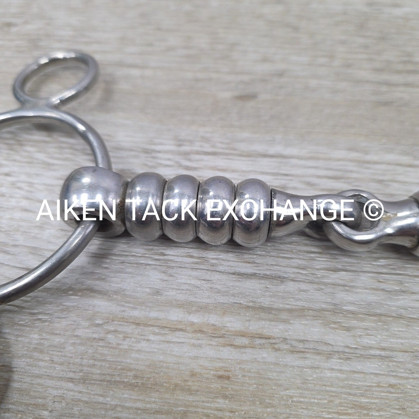 Single Joint Cherry Roller 3 Ring Gag Bit 5.5"