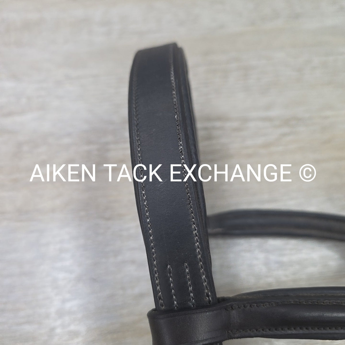 Avalon Plain Raised Bridle, No Noseband, No Reins, Brown, Size X-Full