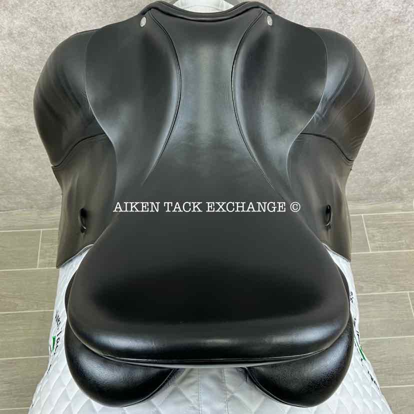 2014 Custom Saddlery Signature Steffen's Advantage Monoflap Dressage Saddle, 17.5" Seat, Adjustable Tree, Wool Flocked Panels