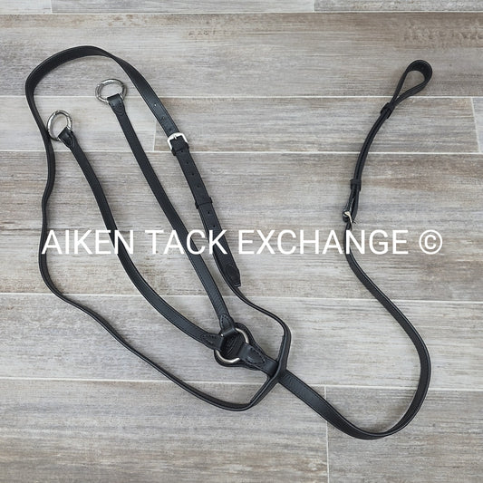 Prestige Flat Running Martingale, Black, Size Full