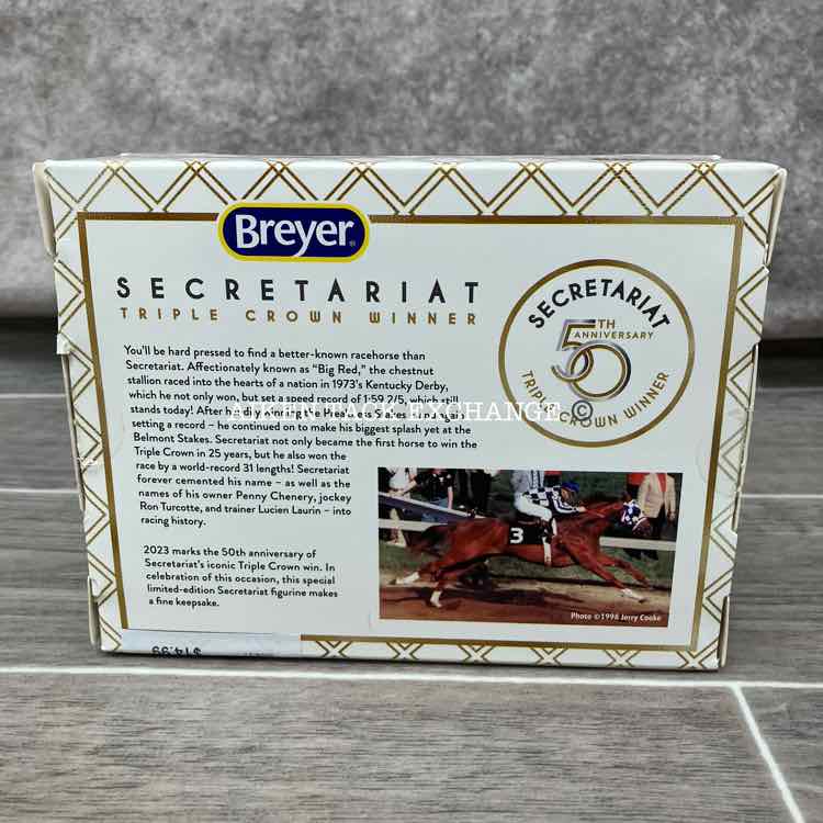 Breyer Secretariat 50th Anniversary Triple Crown Winner