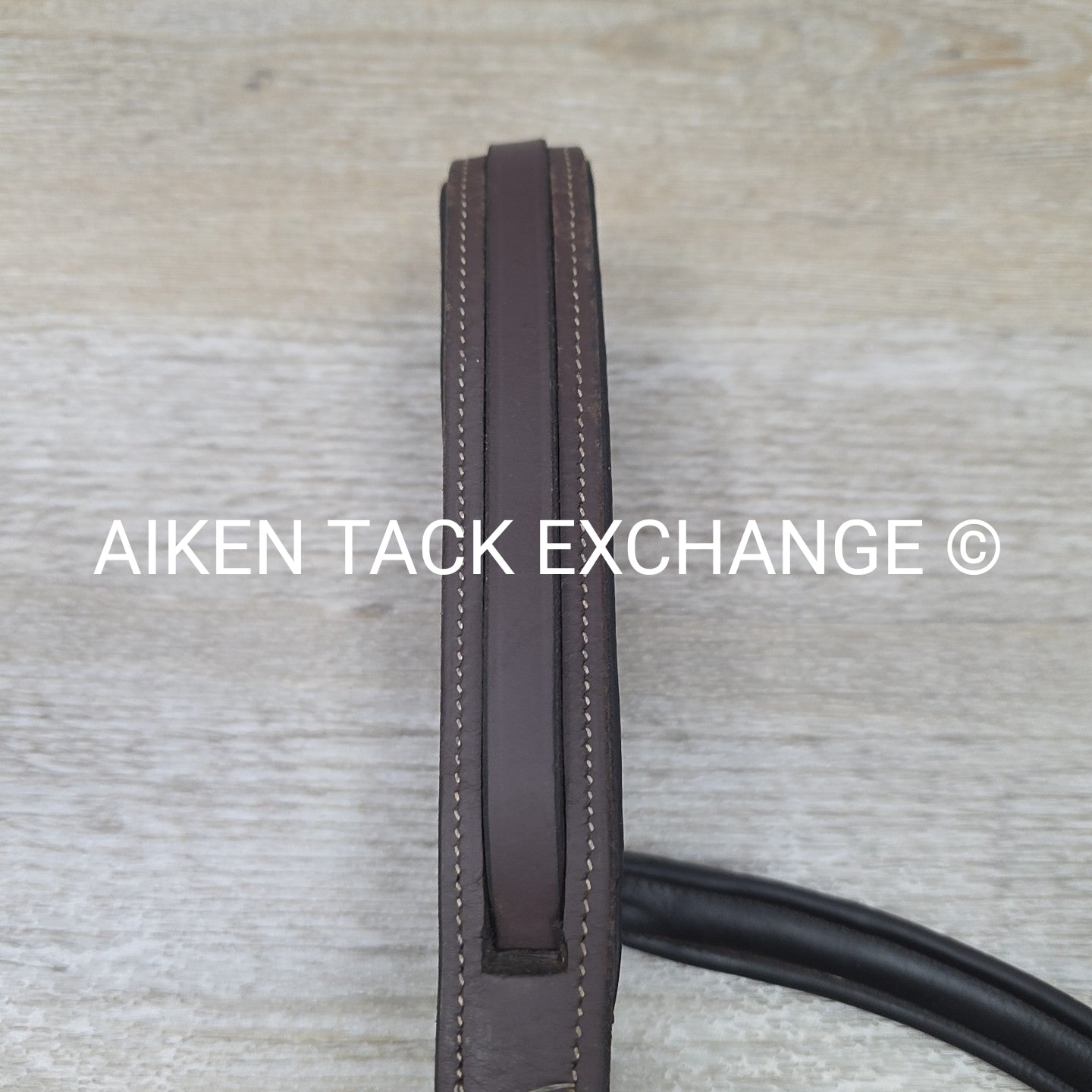 KL Select Black Oak Fancy Stitched Bridle with Matching Laced Reins, Brown, Over