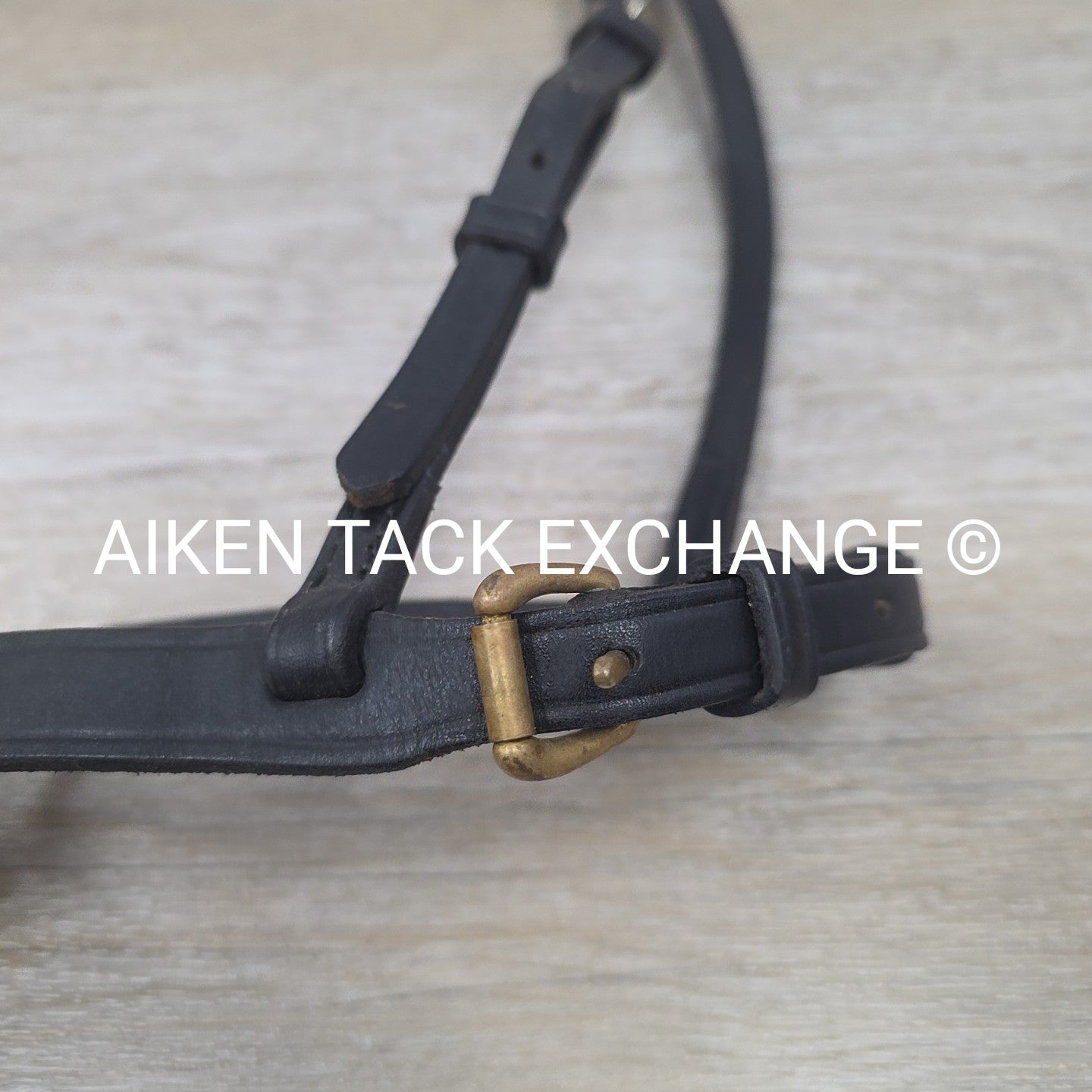 BARGAIN BUNDLE: Plain Flat Noseband & Padded Flash Noseband, Black, Size Full