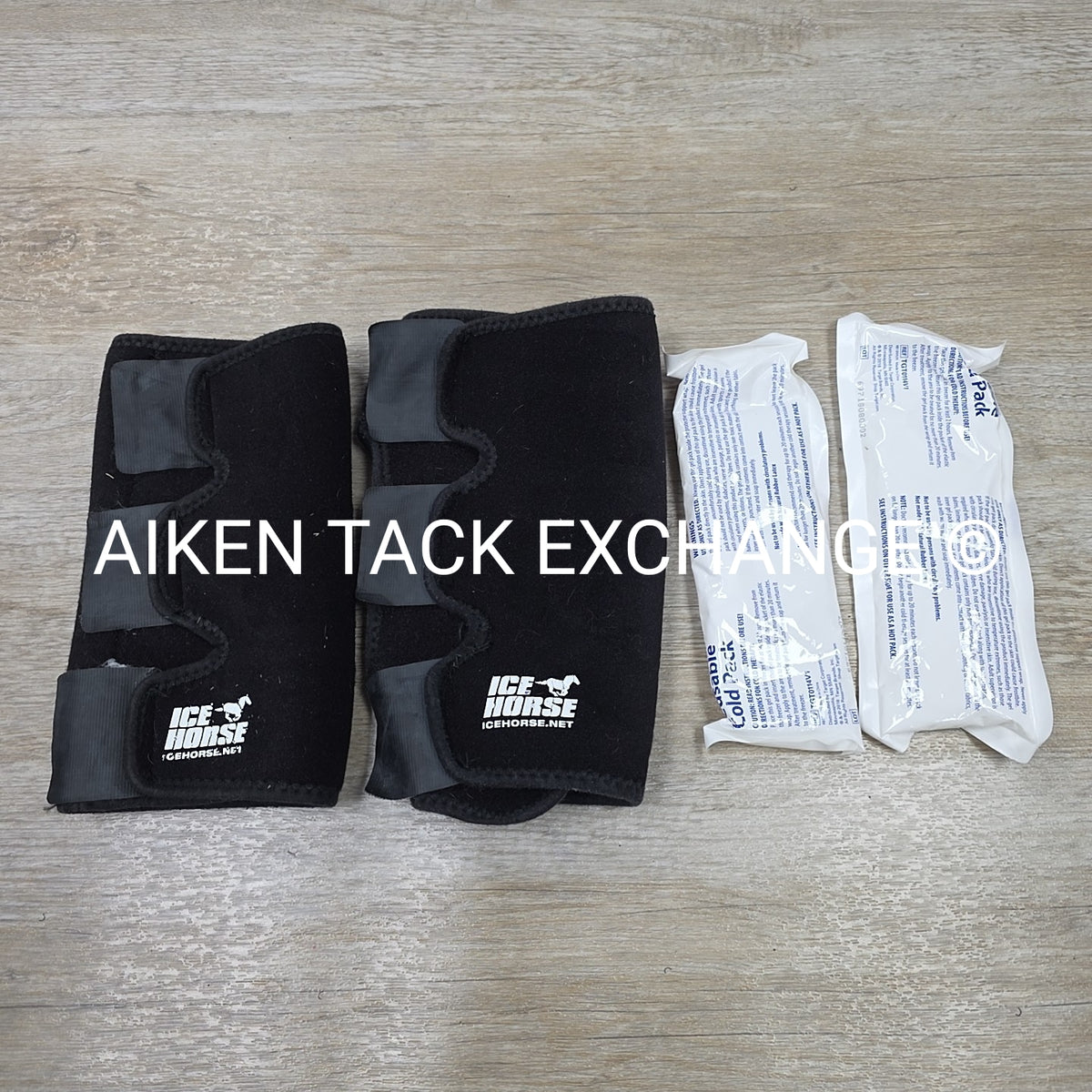 BARGAIN BUNDLE: Ice Horse Tendon Wraps, Set of 3 Boots, 2 Cold Inserts