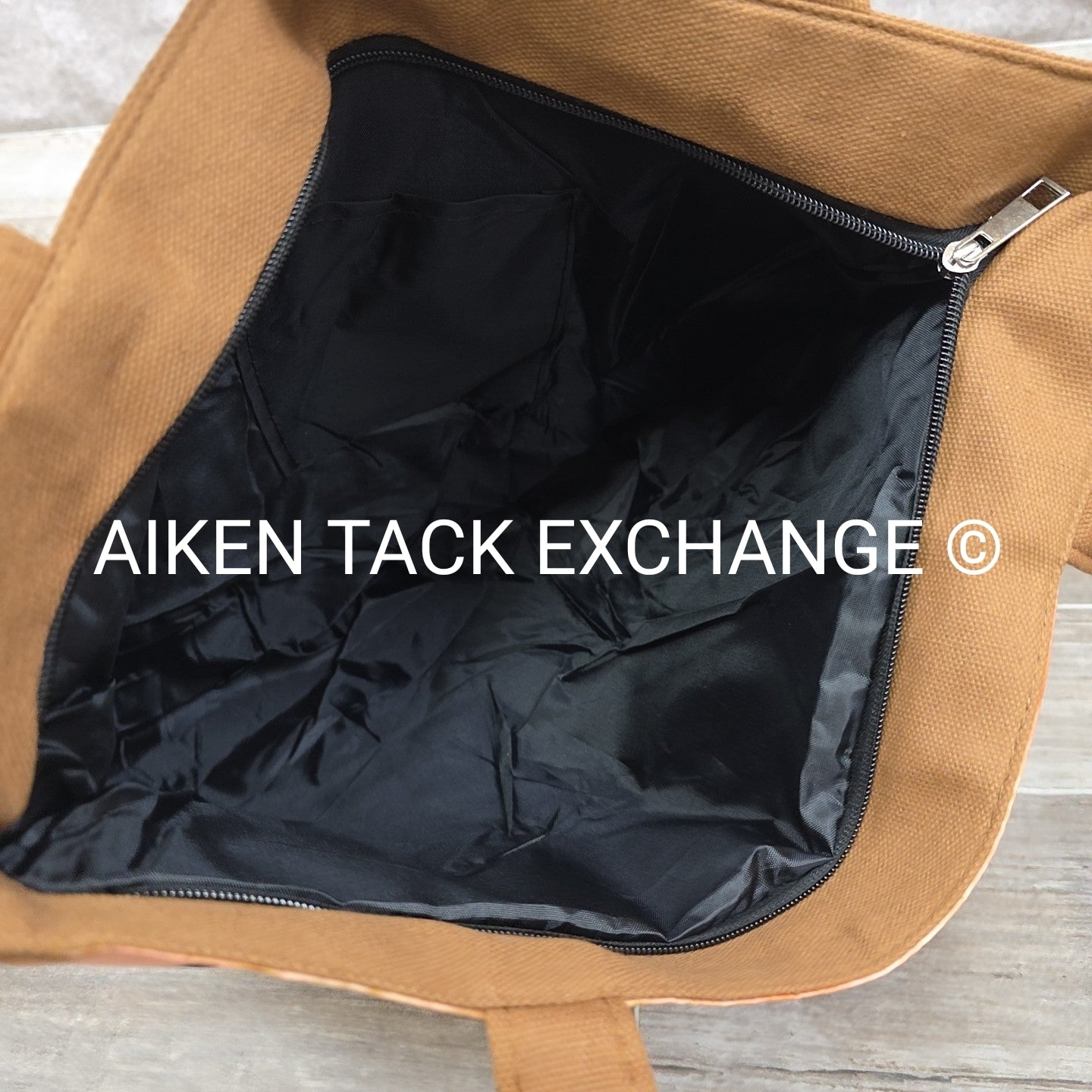 Canvas Foxhunting Tote Bag