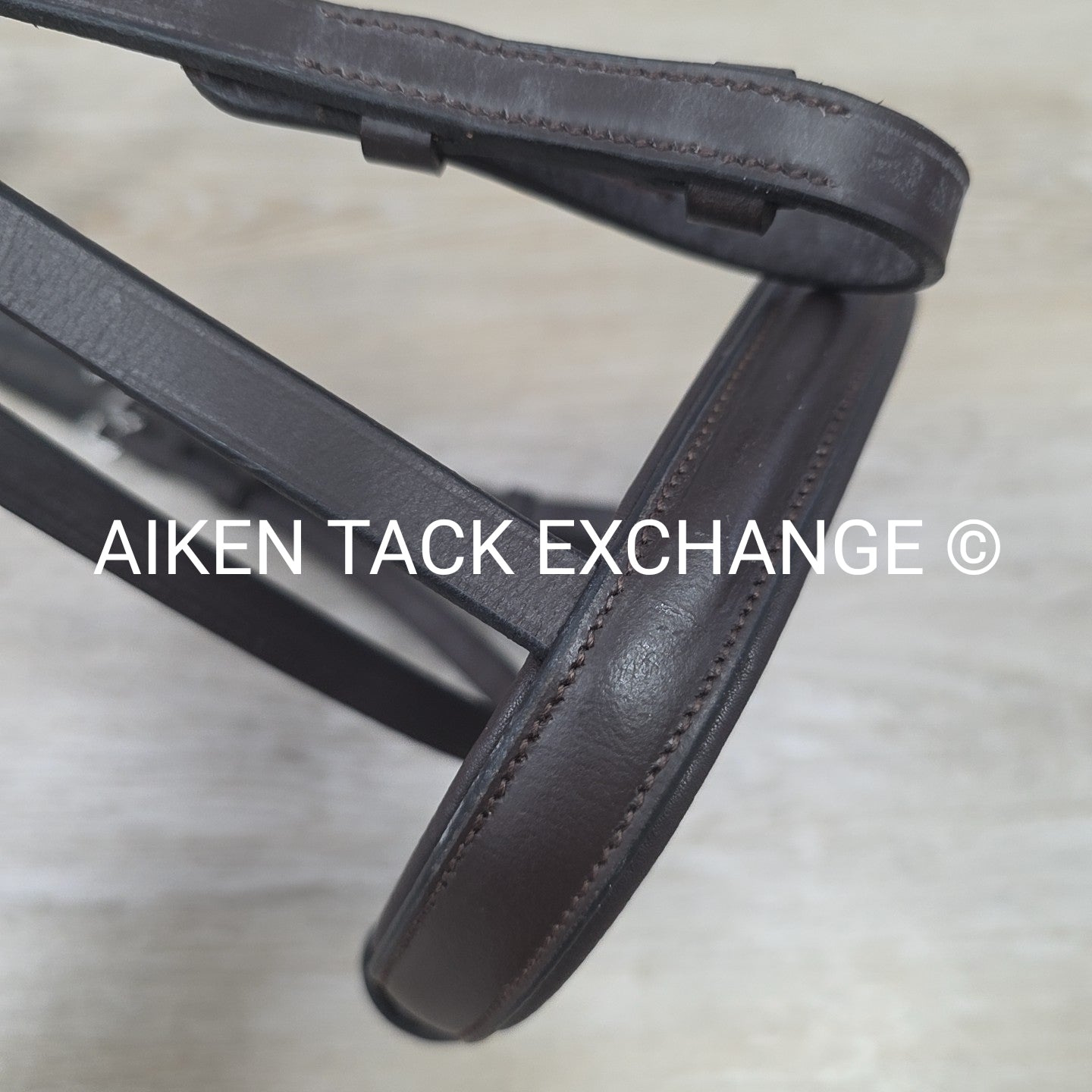 HDR Advantage Mono Crown Padded Bridle with Reins, Havana, Size Cob