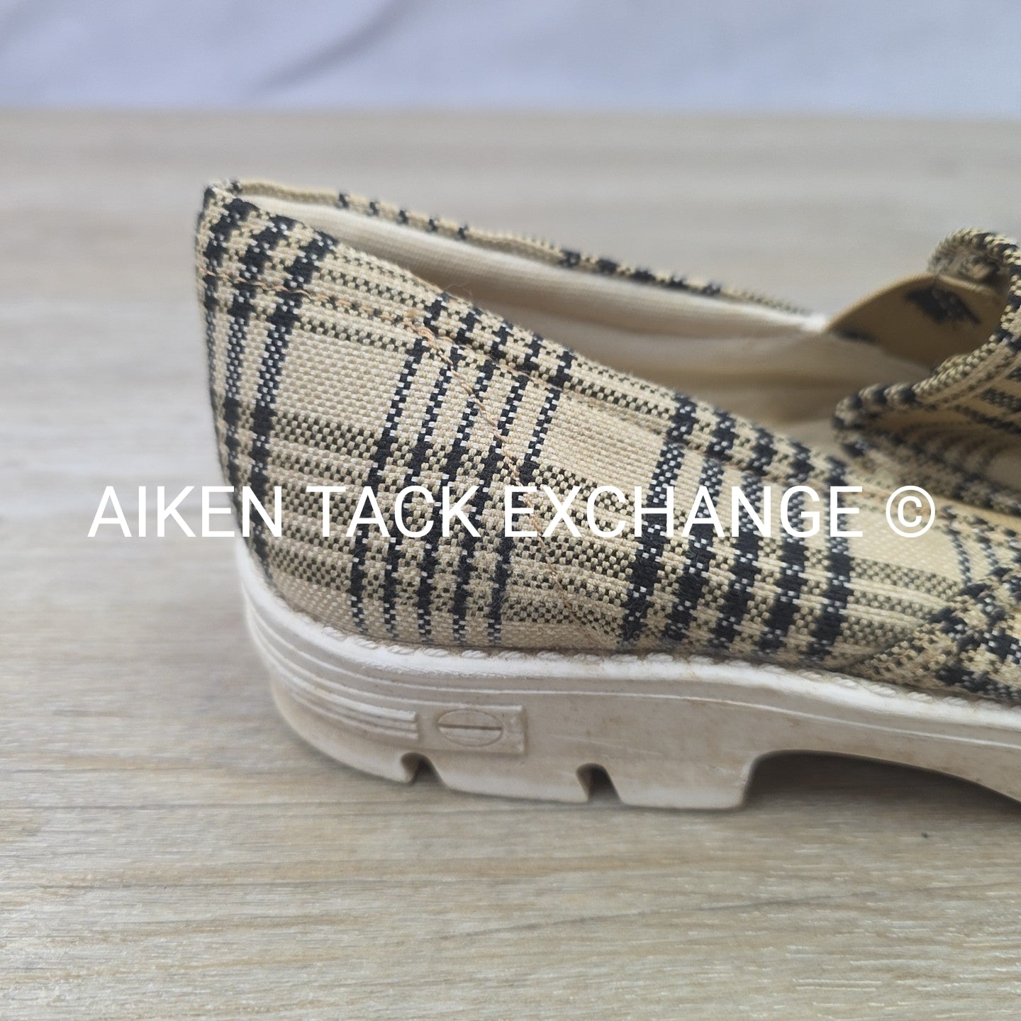 5/A Baker TuffRider Plaid Loafer, Size 11