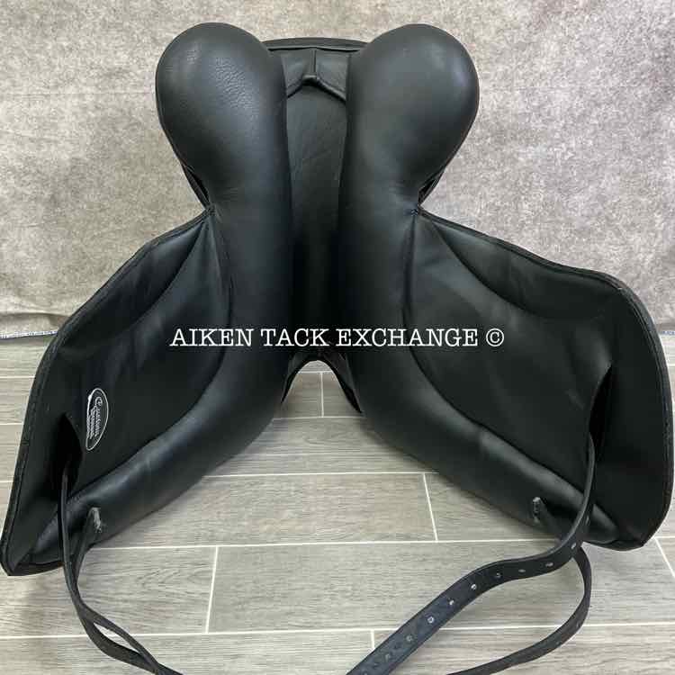 2023 Custom Saddlery Everest Monoflap Dressage Saddle, 18" Seat, Adjustable Tree, Wool Flocked Panels