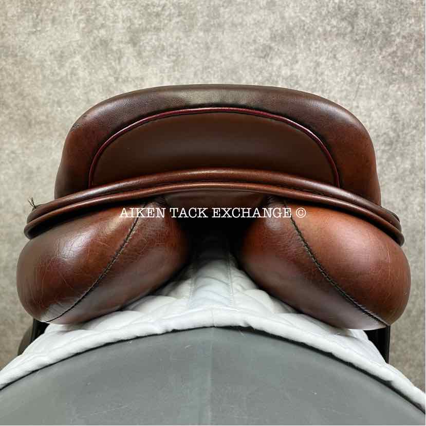 2014 Equine Inspired Aires De Haute by Frank Baines Cheval et Cavalier Jump Saddle, 17.5" Seat, Medium Tree, Wool Flocked Panels