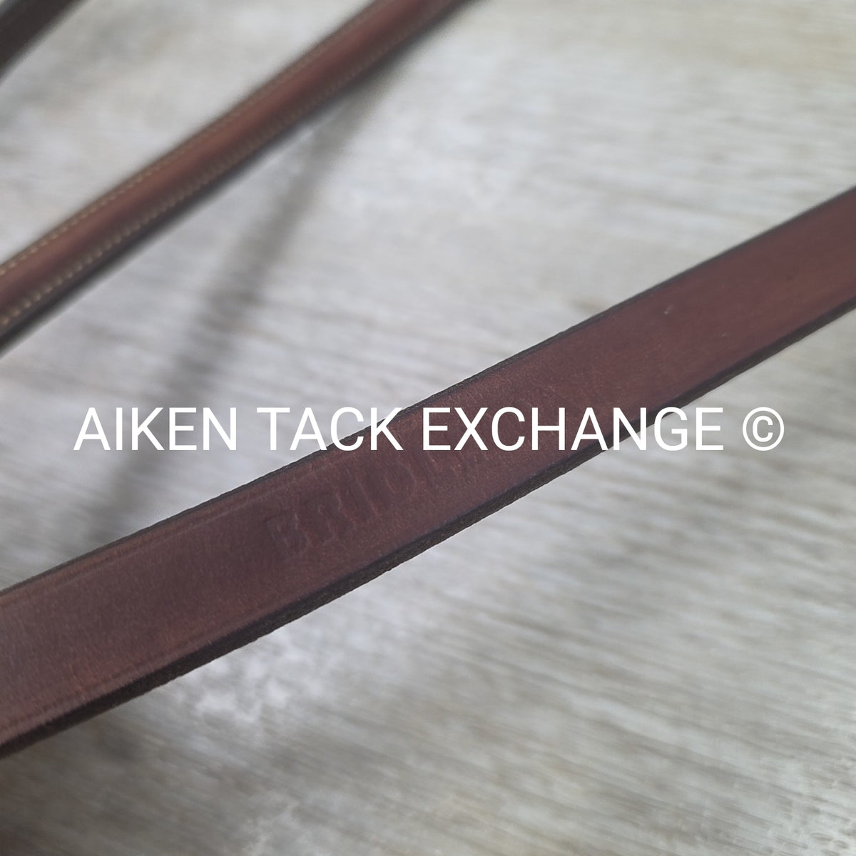 Bridleway Plain Raised Standing Martingale, Brown, Size Full