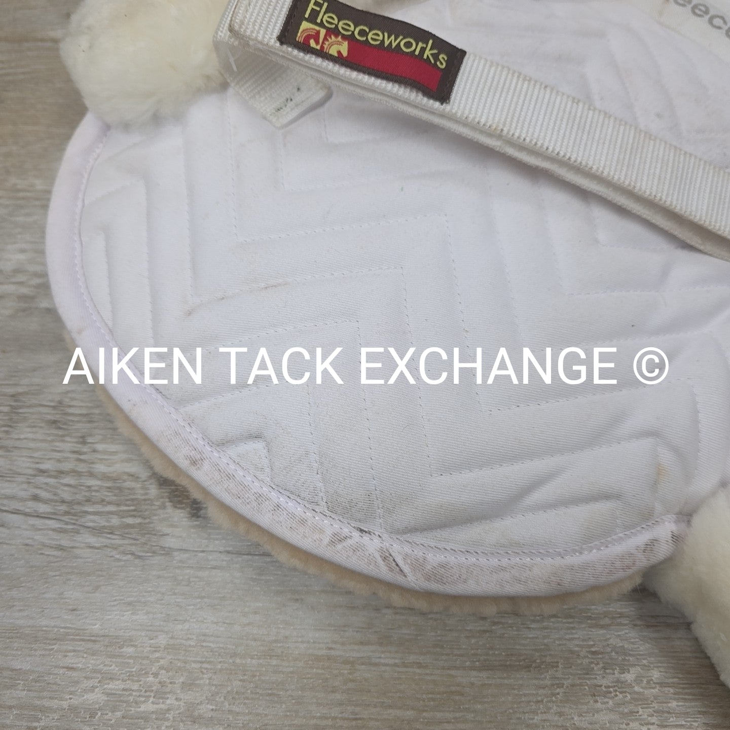 Fleeceworks Perfect Balance Rolled Edge Sheepskin Half Pad with Front Shims, Siz