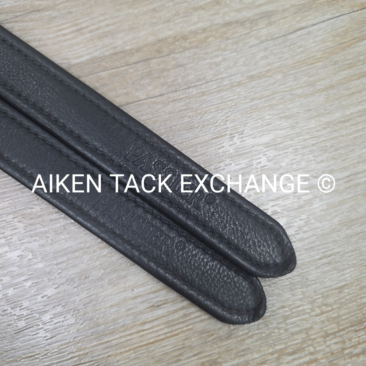 Passier Stirrup Leathers, Black, 59" / 150cm