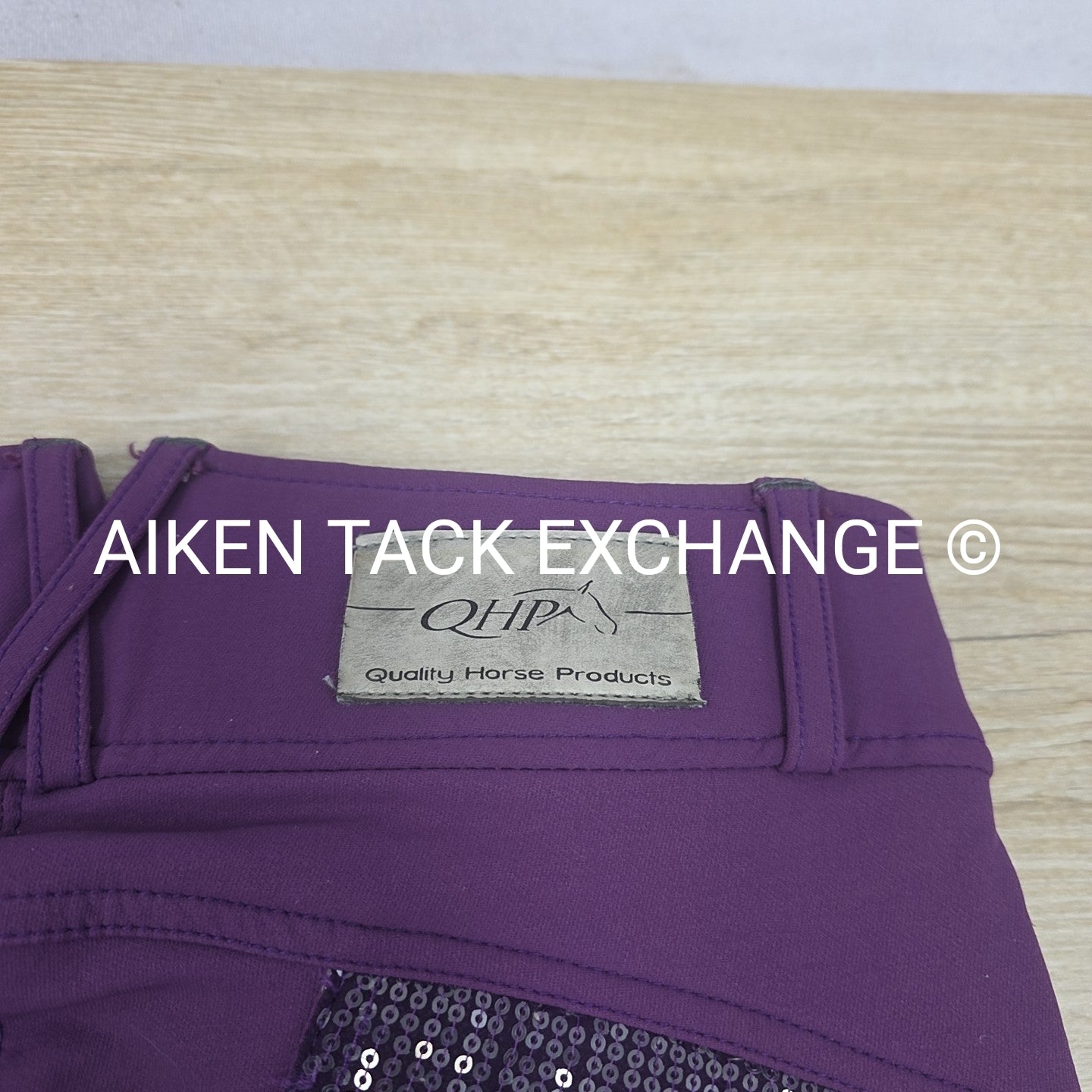 QHP Elena Silicone Grip Full Seat Breeches, Women's 40 (Medium)