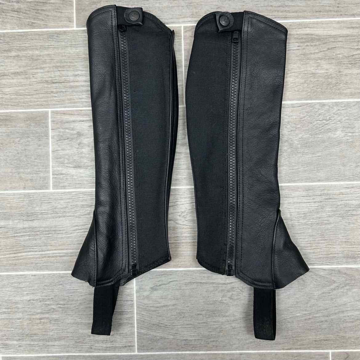 Horze Leather Half Chaps, Size Small