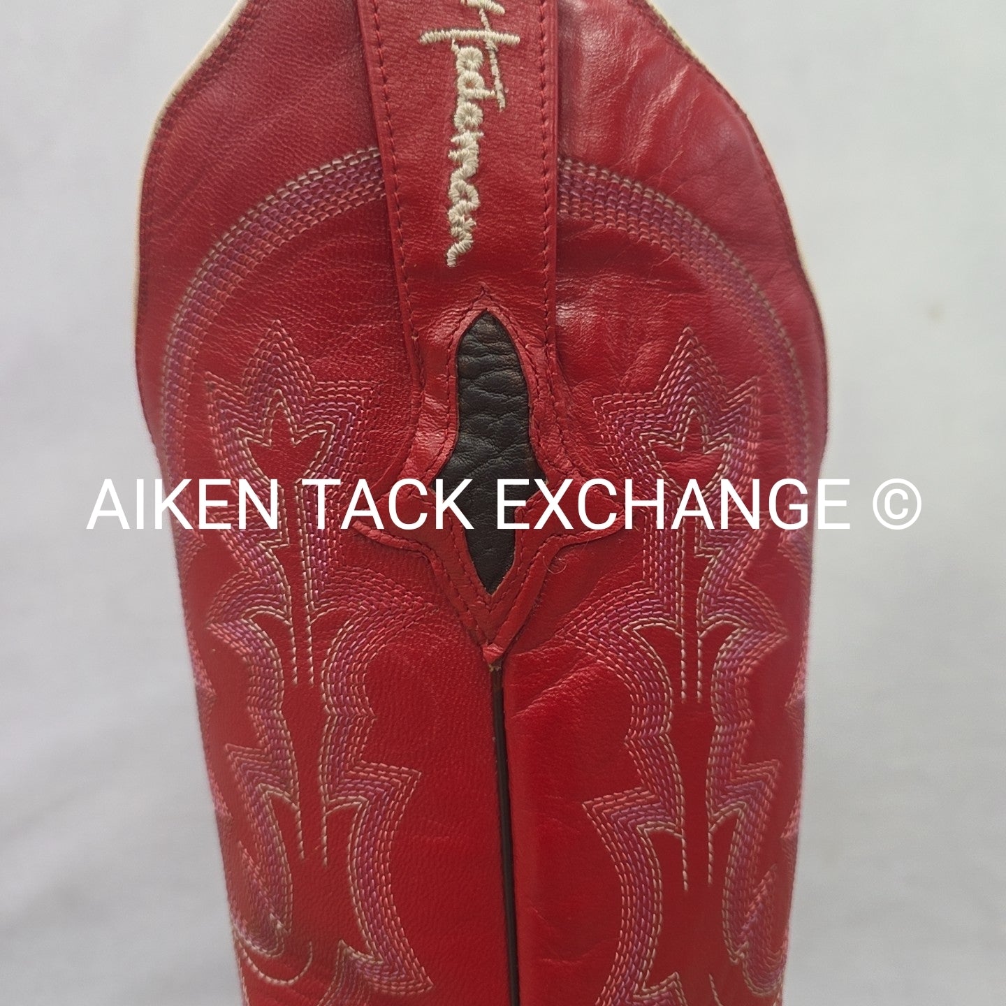 Tuff Hedemen Resistol Western Boots, Size 6.5B