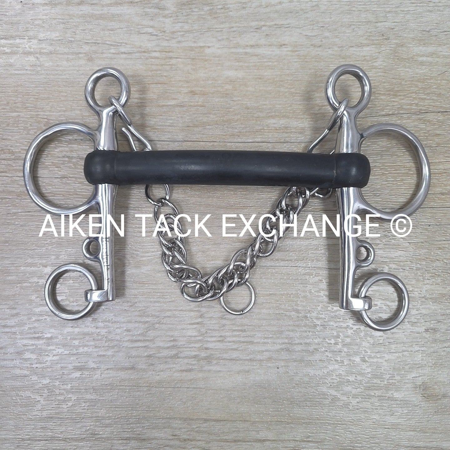Korsteel Mullen Mouth Rubber Pelham Bit 5"