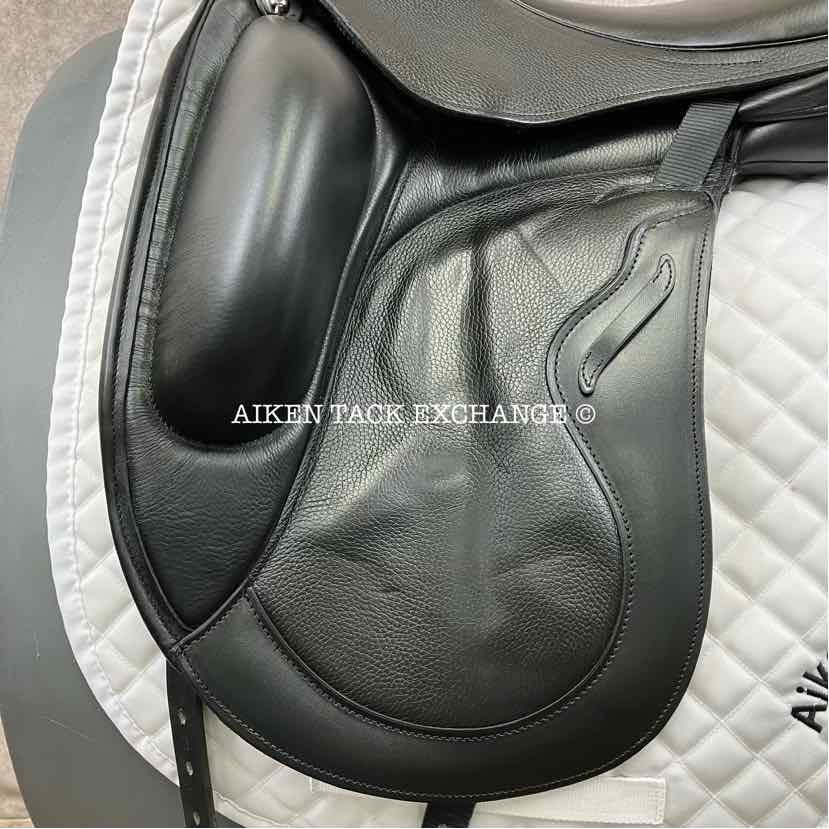 2023 Envy by Custom Saddlery Motion Monoflap Dressage Saddle, 17.5" Seat, Adjustable Tree, Wool Flocked Panels
