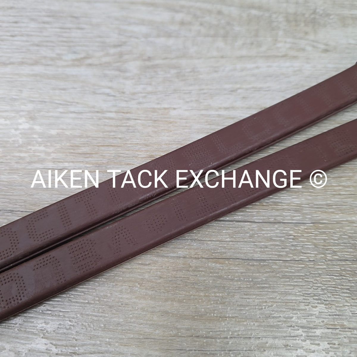 Shires Velociti RAPIDA Rubber Reins, Brown, 54"