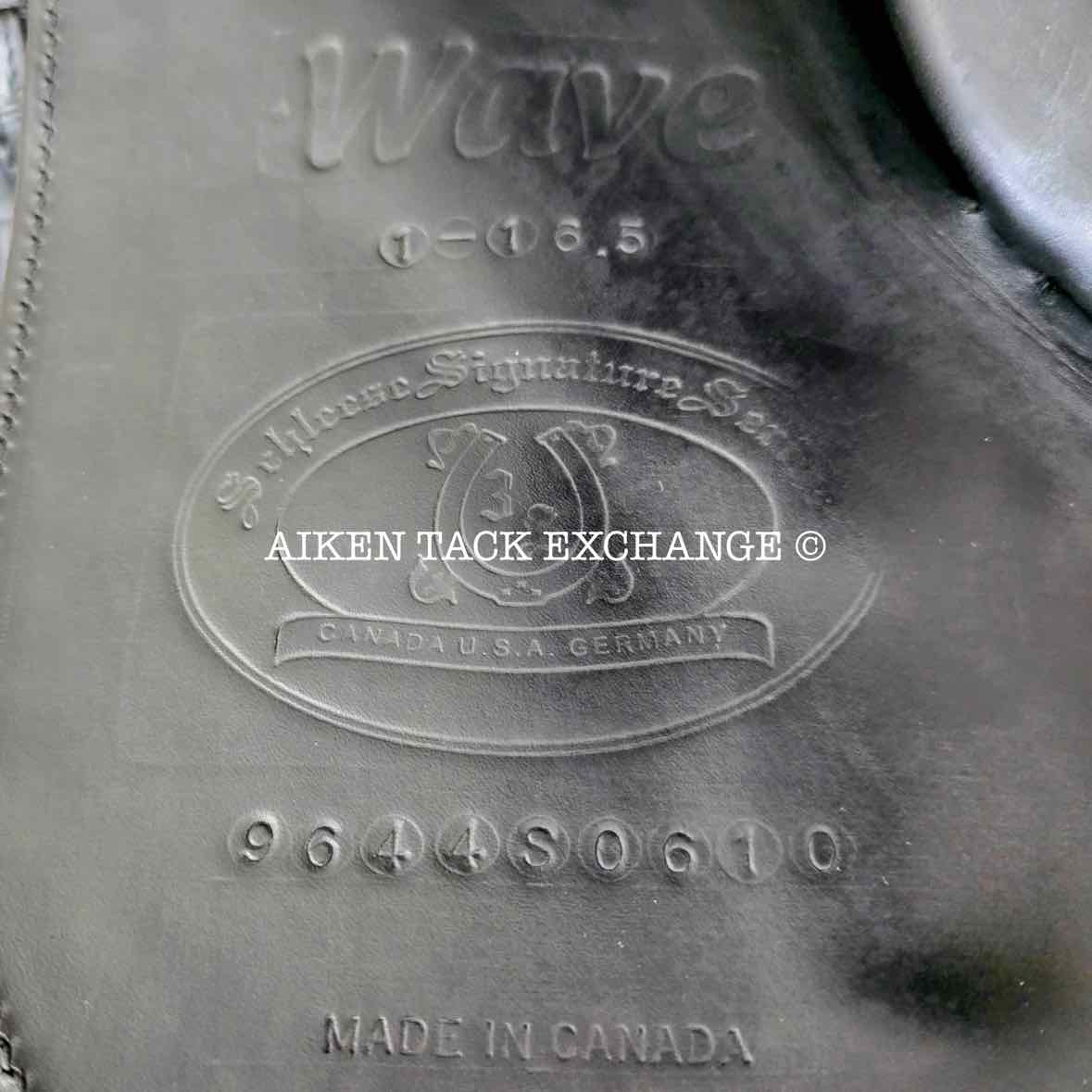 2010 Schleese Wave Dressage Saddle, 16.5" Seat, Adjustable AdapTree, Wool Flocked Panels