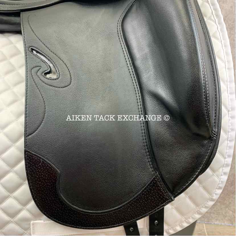 **SOLD** 2016 Prestige Passion K Monoflap Dressage Saddle, 18'" Seat, 34 Tree - Medium Wide, Wool Flocked Panels