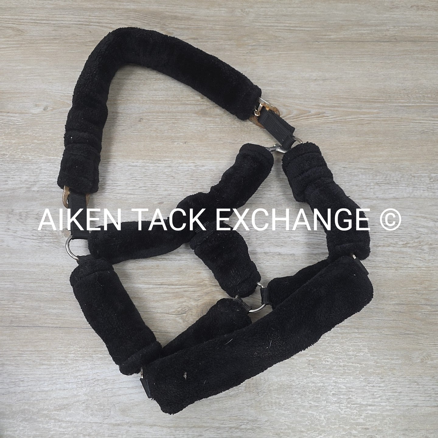 Cameo Fleece Halter, Black, Size Full