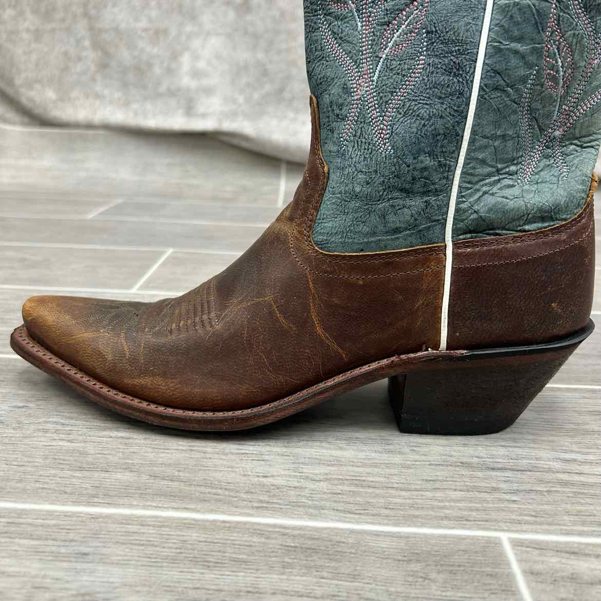 Old West Western Boots, Size 7.5