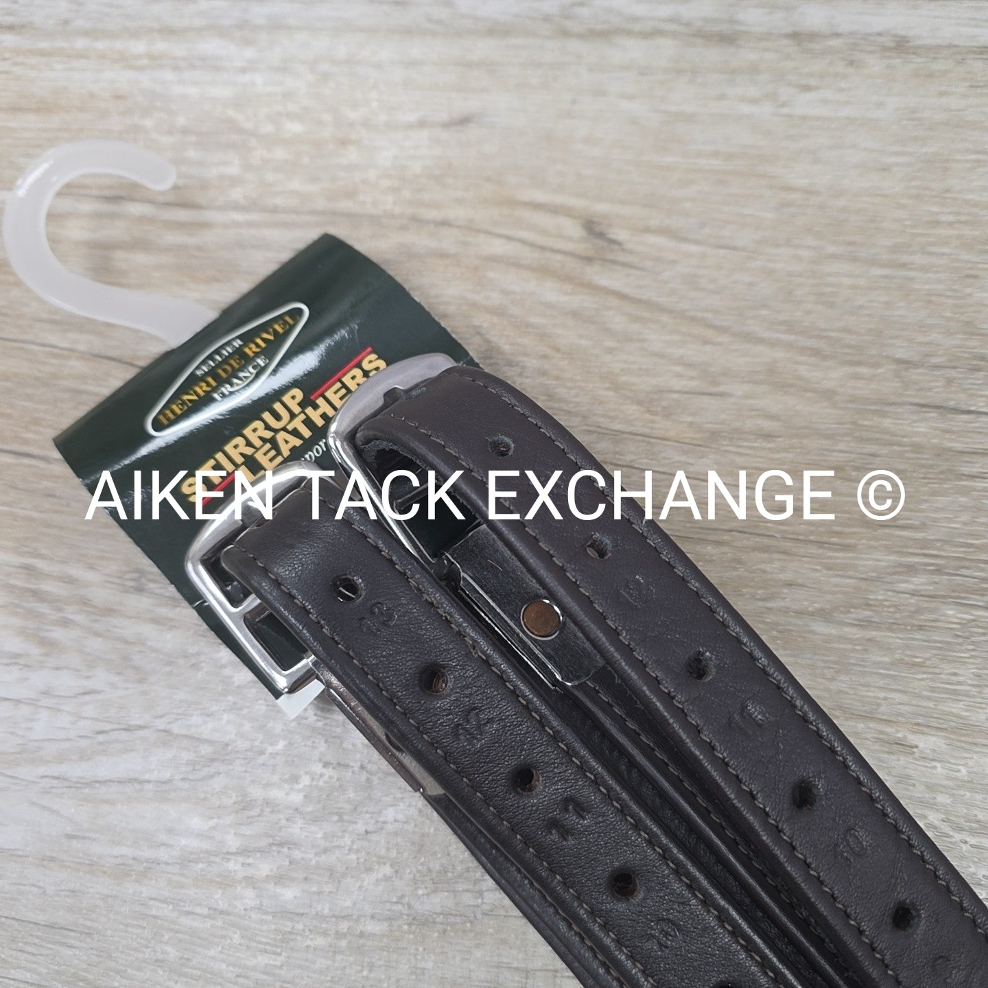 HDR Triple Covered Close Contact Stirrup Leathers, Havana, 48"