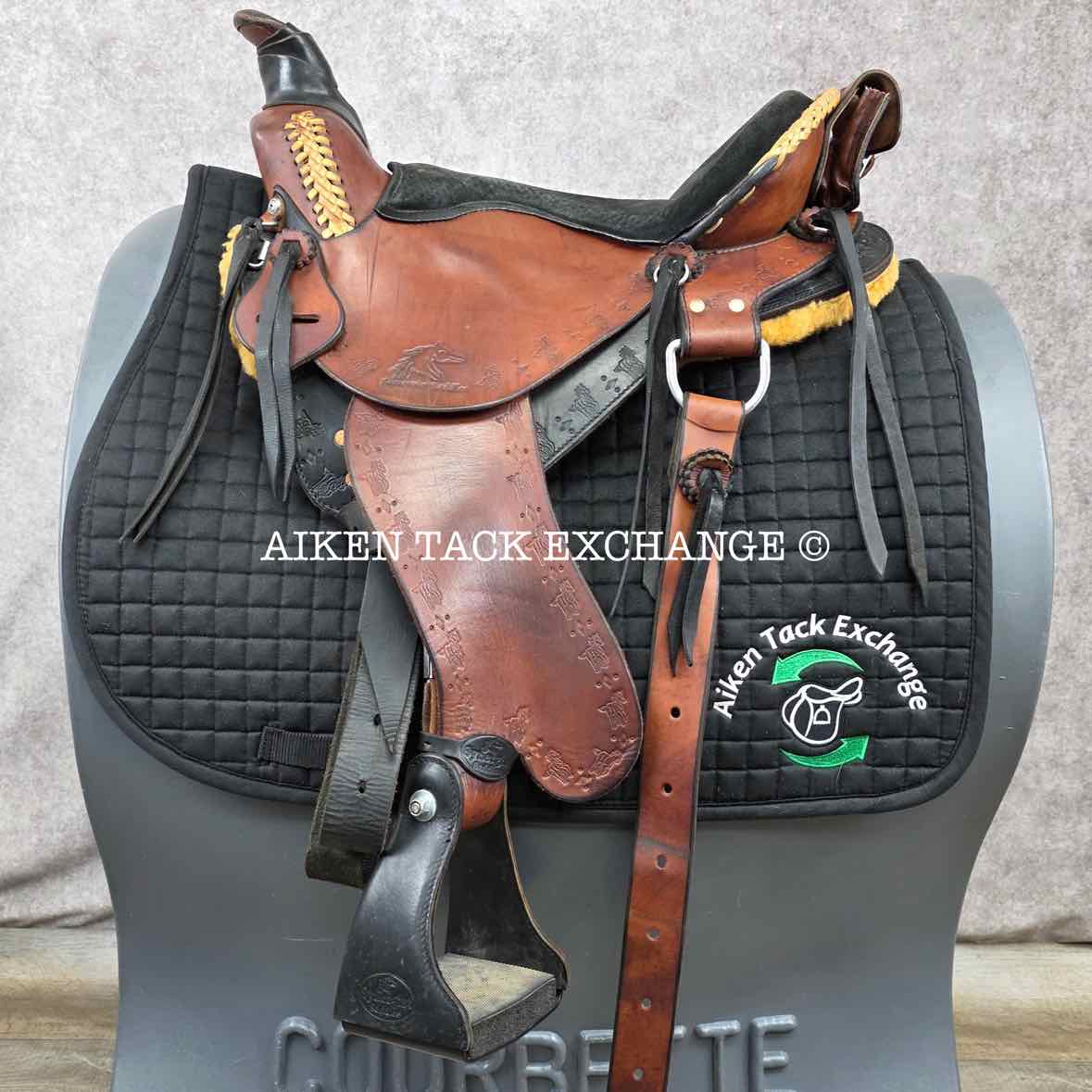 2016 Synergist Lightweight Trail Western Saddle, 15" Seat, Extra Wide Tree