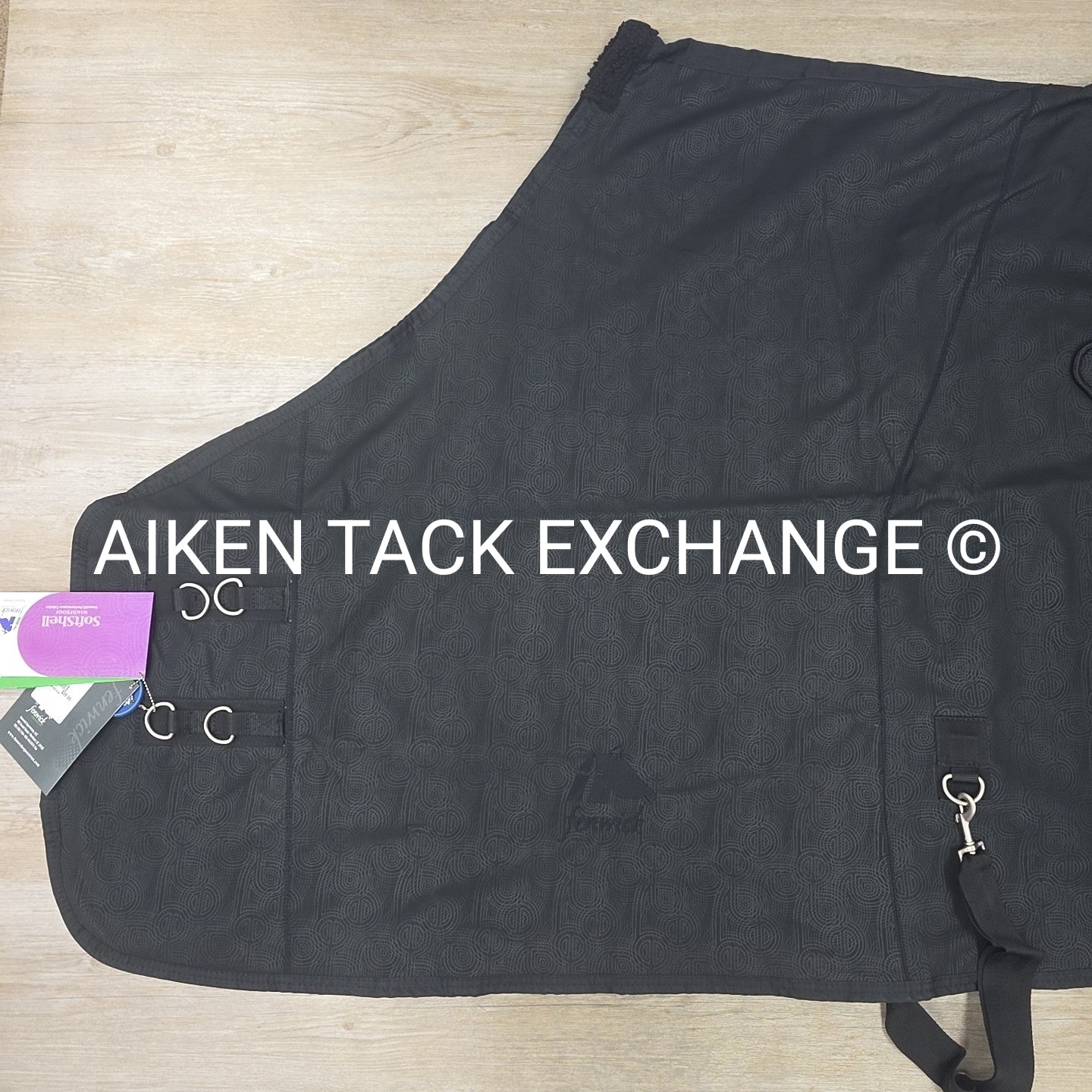 Fenwick Equestrian Softshell Therapeutic Bamboo Blanket, Black, Size 86"