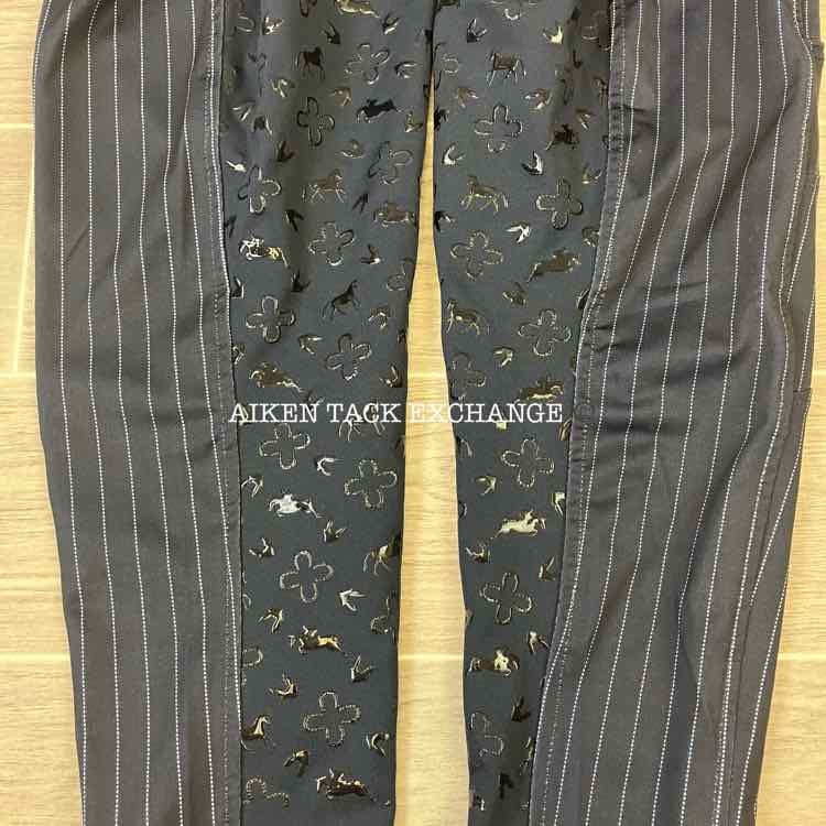 Equestriess Atelier Silicone Grip Full Seat Tights, Size Small