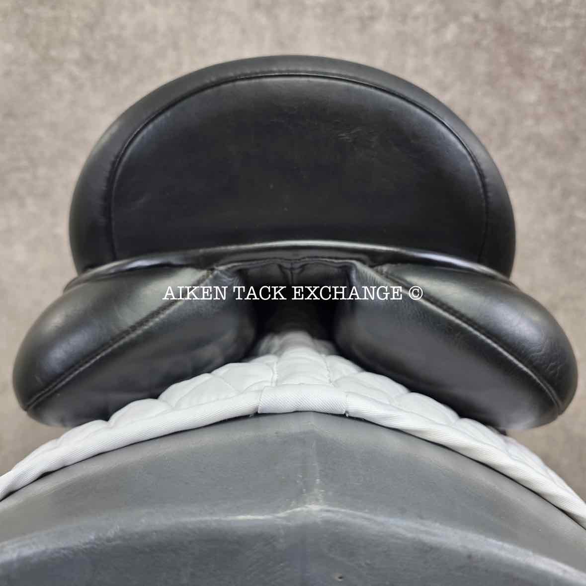 2015 Custom Saddlery Signature Steffen's Advantage Monoflap Dressage Saddle, 18" Seat, Adjustable Tree, Wool Flocked Panels