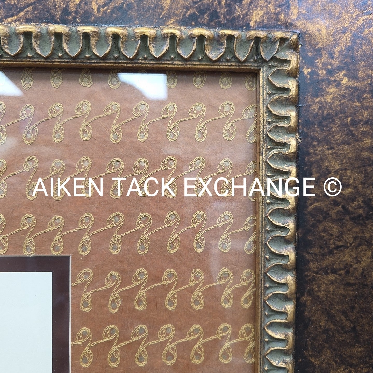 PL. 39 Le Petit Corporal, Embroidered, Matted, Framed, 31" x 27"