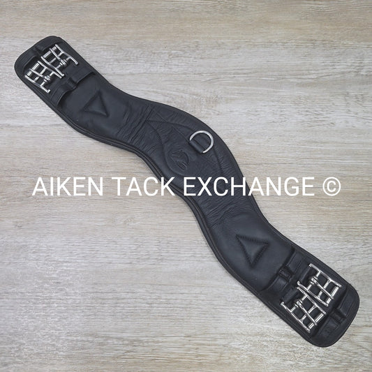 HKM Premium Contour Dressage Girth, Black, 24"