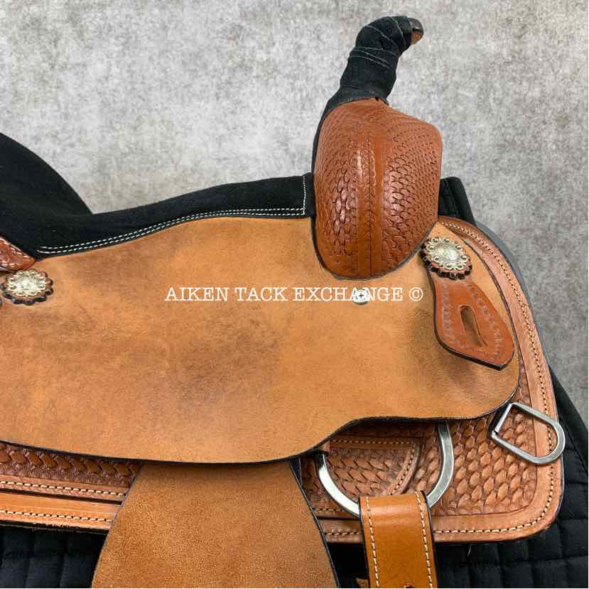 **SOLD** Shiloh Tack Roper Style Western Saddle, 16" Seat, Wide Tree - Full QH Bars