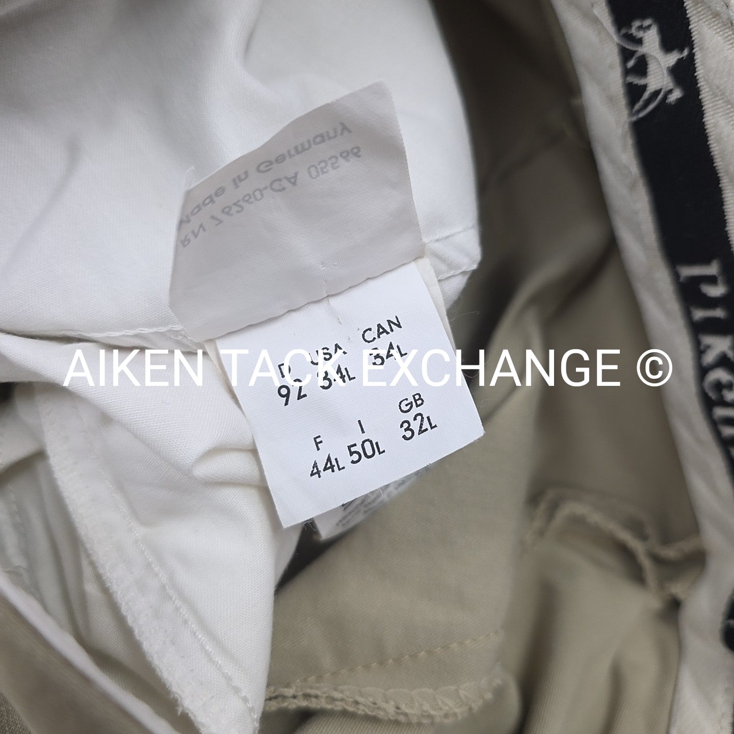 Pikeur Size Zip Knee Patch Breeches, Women's 34 Long