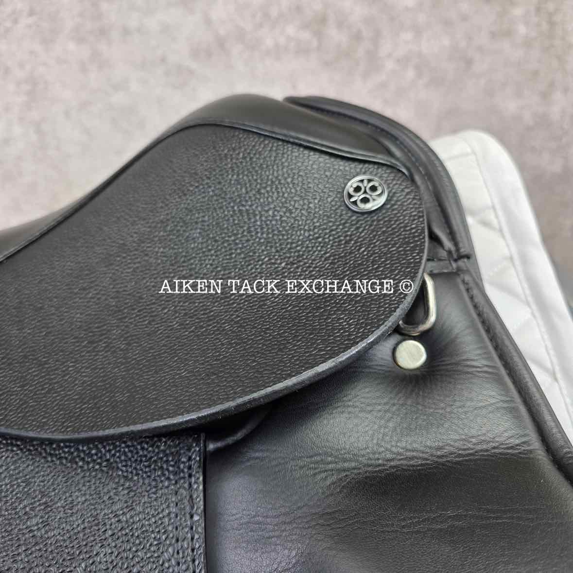 **SOLD** 2023 Trilogy Amadeo Elite Dressage Saddle, 18" Seat, Medium Wide Tree, Wool Flocked Panels