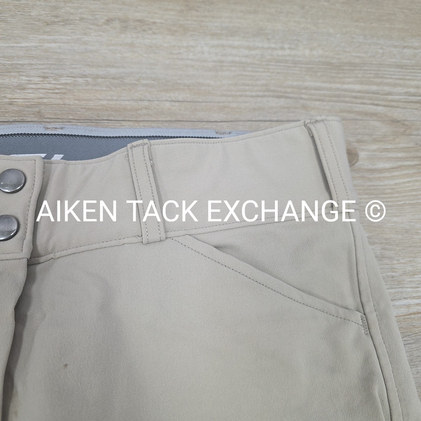 BARGAIN BUNDLE: 2 Pair Struck Silicone Grip Knee Patch Breeches, Size 27