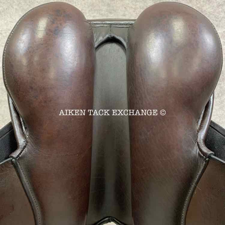 **SOLD** 1998 Schleese JES Dressage Saddle, 17" Seat, Wide Tree, Wool Flocked Panels