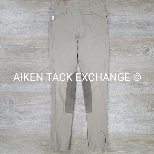 Tailored Sportsman Trophy Hunter Knee Patch Breeches, Size 28 L
