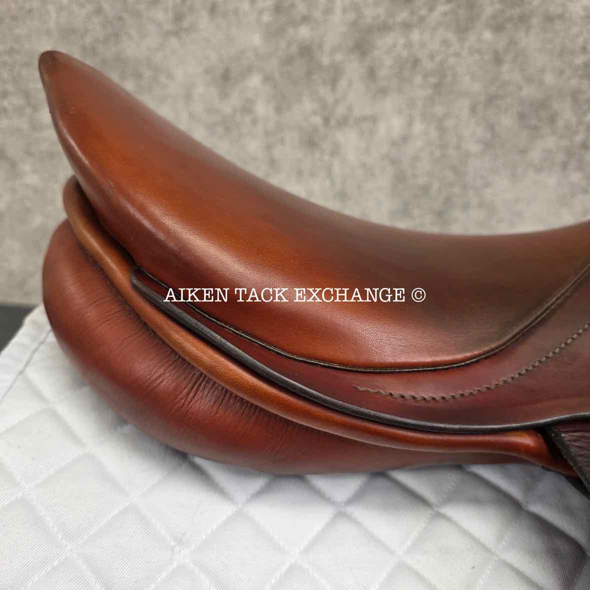 Stubben Edelweiss CS Close Contact Jump Saddle, 17" Seat, 31cm Tree - MW, Wool Flocked Panels