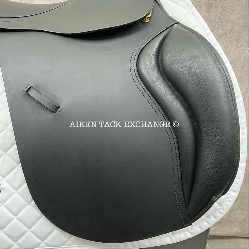 Jeffries XP GP All Purpose Jump Saddle, 17.5" Seat, Extra Wide Tree, Wool Flocked Panels