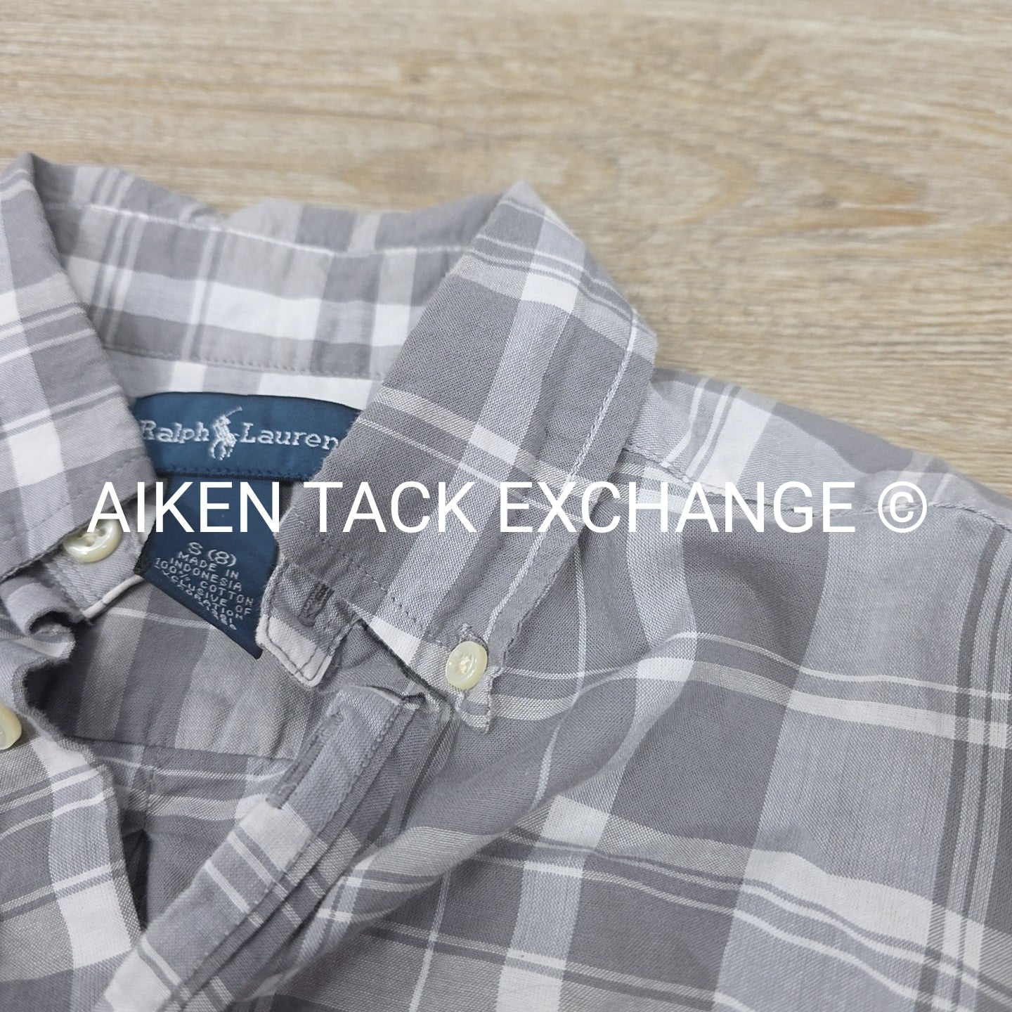 Ralph Lauren Long Sleeve Button Down Shirt, Size 8