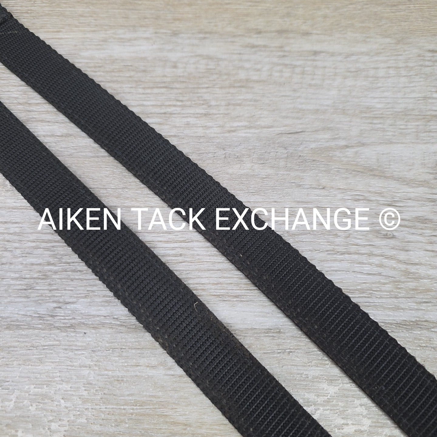 Nylon Stirrup Leathers, Black, 52"