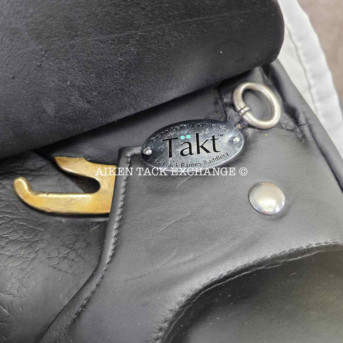 Takt TSD-10 Monoflap Dressage Saddle, 17.5" Seat, Wide Tree, Wool Flocked Panels