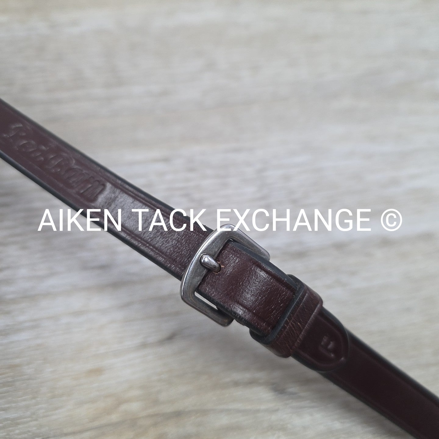 KL Select Red Barn Rubber Grip Reins, Brown, Size Full