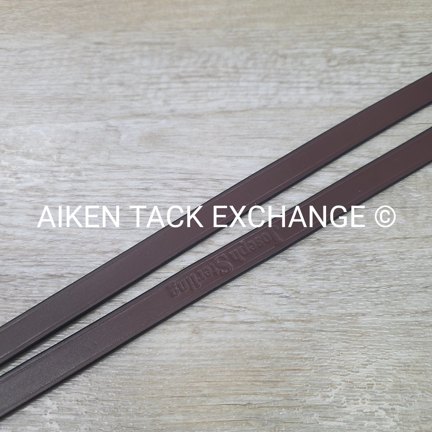 Joseph Sterling Plaited Reins, Brown, 64"