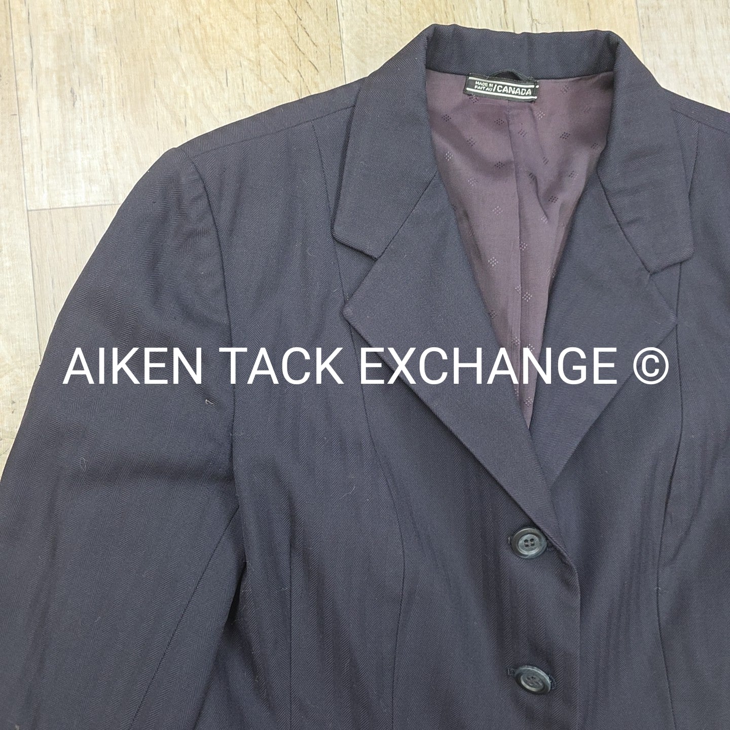 Grand Prix Wool Blend Show Coat, Women's 16 Tall (lining discolored)